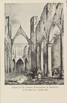 6901 Groote of St. Lievens Monsterkerk te Zierikzee, na den Brand van 7 October 1832. Het interieur van de afgebrande ...