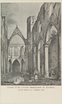 6902 Groote of St. Lievens Monsterkerk te Zierikzee, na den Brand van 7 October 1832. Het interieur van de afgebrande ...