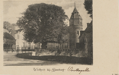692 Westhove bij Domburg. De voorzijde van kasteel Westhove bij Oostkapelle