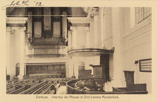 6924 Zierikzee. Interieur der Nieuwe of Sint Lievens Monsterkerk. Het interieur van de Nieuwe Kerk te Zierikzee, met ...