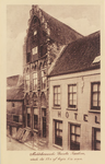 7178 Middeleeuwsche Gevelte Zierikzee, einde der 14e of begin 15e eeuw. Gezicht op het huis De Haene aan de Meelstraat ...