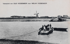 7327 Veerpont van Oud Vossemeer naar Nieuw Vossemeer. Gezicht op de veerpont Oud-Vossemeer - Nieuw-Vossemeer en ...