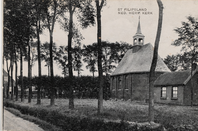 7508 St. Filipsland Ned. Herv. Kerk. De Nederlandse Hervormde kerk in Sint Philipsland