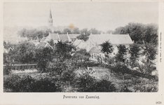 7953 Panorama van Zaamslag. Gezicht op Zaamslag met de toren van Nederlandse Hervormde kerk