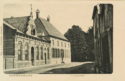 8089 Aardenburg Burgergasthuis. Gezicht op het Burger Gasthuis te Aardenburg