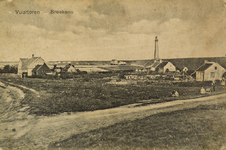 8213 Vuurtoren - Breskens. Gezicht op de vuurtoren te Nieuwesluis bij Breskens