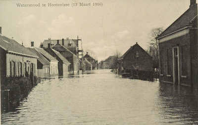 8907 Watersnood te Hontenisse (13 Maart 1906). Overstroming te Hontenisse