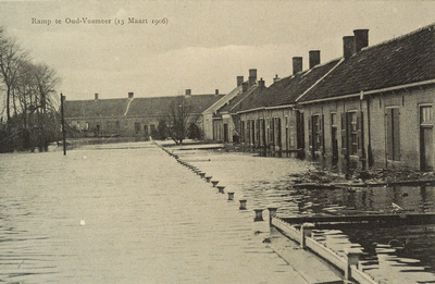 8998 Ramp te Oud-Vosmeer (13 Maart 1906). Gezicht op de overstromingen in Oud-Vossemeer