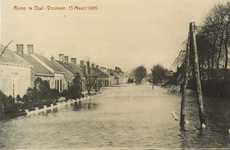 9003 Ramp te Oud-Vosmeer. 13 Maart 1906. Gezicht op de overstromingen in Oud-Vossemeer