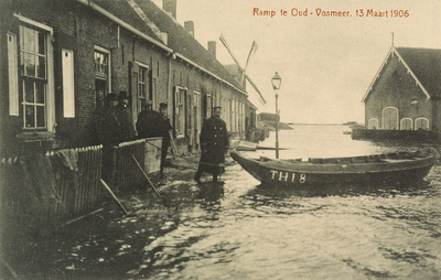 9012 Ramp te Oud - Vosmeer. 13 Maart 1906. De overstromingen in Oud-Vossemeer