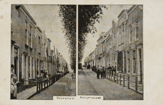 9766 Voorstraat Kolijnsplaat. Twee afbeeldingen van de gevels aan de Voorstraat te Colijnsplaat (links en rechts) met ...