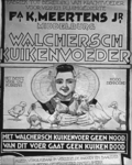 224-12 Reclametekst van de pluimveevoederfabriek van de firma K. Meertens te Middelburg