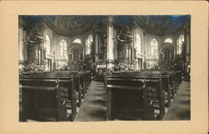 243-35 Interieur van de Rooms-katholieke kerk aan de Lange Noordstraat te Middelburg, stereofoto