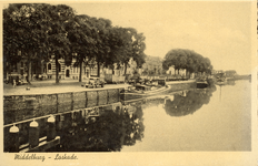 244-46 Middelburg - Loskade. Gezicht op de Loskade te Middelburg