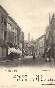 320-116 Middelburg Langedelft. De Lange Delft te Middelburg