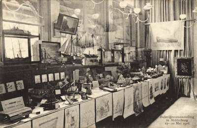 320-224 Huisvlijttentoonstelling 17-20 mei 1906. De huisvlijttentoonstelling te Middelburg in het Schuttershof van ...