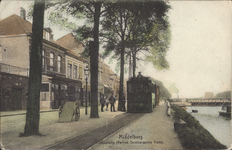 320-30 Het vertrek van de Stoomtram Walcheren aan de Loskade te Middelburg