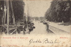 320-59 Rouaansche Kaai en Kinderdijk. Middelburg. De Rouaansekaai en de Kinderdijk te Middelburg
