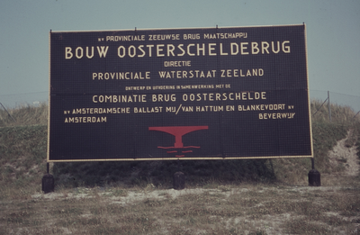 321-184 Bouw van de Zeelandbrug over de Oosterschelde :