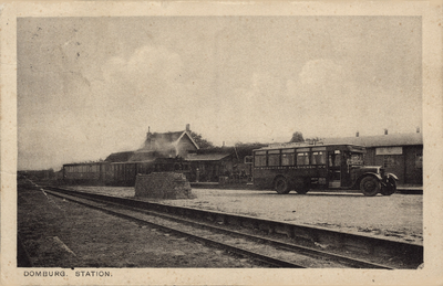 341-165 Domburg. Station.. Het tramstation te Domburg