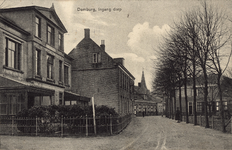 341-256 Domburg, Ingang Dorp. Gezicht op de entree van Domburg met zicht op de Ooststraat en 't Groentje