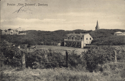 341-519 Pension Klein Duinoord , Domburg. Gezicht op pension Klein Duinoord te Domburg