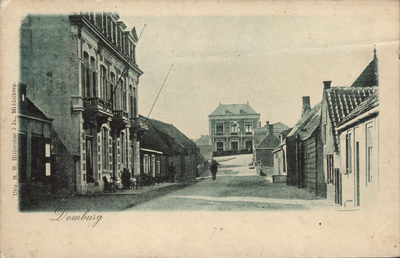 341-817 Domburg. Gezicht in de Noordstraat te Domburg met zicht op Villa Carmen Sylva