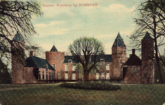 341-916 Kasteel Westhove bij Domburg.. Gezicht op kasteel Westhove te Oostkapelle