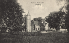 341-920 Kasteel Westhoven Domburg. Gezicht op kasteel Westhove bij Oostkapelle