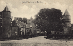 341-921 Kasteel Westhove bij Domburg. Gezicht op kasteel Westhove te Oostkapelle