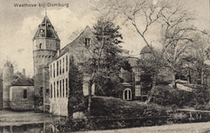 341-922 Westhove bij Domburg. Gezicht op kasteel Westhove bij Oostkapelle