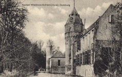 341-924 Gezicht op de achterzijde van kasteel Westhove te Oostkapelle