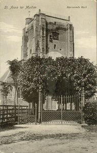 439-195 St. Anna ter Muiden Hervormde Kerk. De Nederlandse Hervormde kerk te Sint Anna ter Muiden