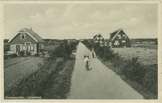 455-1087 Vrouwepolder. Langeweg. Gezicht op de Langeweg te Vrouwenpolder