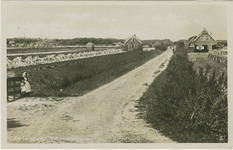 455-1092 De Langeweg , Vrouwepolder.. Gezicht op de Langeweg te Vrouwenpolder