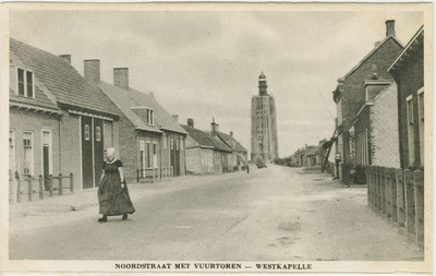 455-1143 Noordstraat met vuurtoren - Westkapelle.