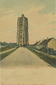 455-1146 Vlissingen West-Kapelle Vuurtoren. De vuurtoren te Westkapelle