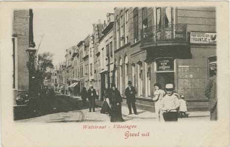 455-178 Walstraat - Vlissingen Groet uit. Gezicht op de Walstraat te Vlissingen