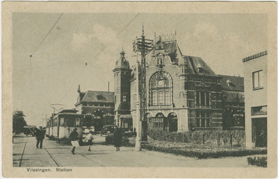 455-187 Vlissingen. Station. Het Station van de NS te Vlissingen