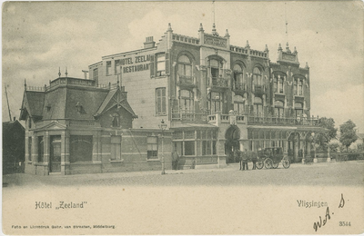 455-198 Hotel Zeeland Vlissingen. Hotel Zeeland aan de Prins Hendrikweg te Vlissingen