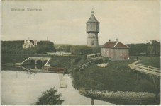 455-261 Vlissingen, Watertoren. Gezicht op de watertoren en de spuikom te Vlissingen