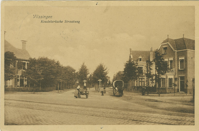 455-276 Vlissingen Koudekerksche Straatweg. Gezicht op de Koudekerksche Straatweg te Vlissingen