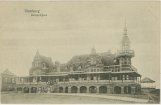 455-437 Domburg Badpaviljoen. Het Badpaviljoen in de duinen te Domburg