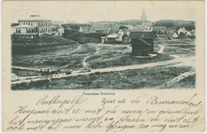 455-511 Panorama Domburg Groet uit. Gezicht op Domburg vanaf de duinen