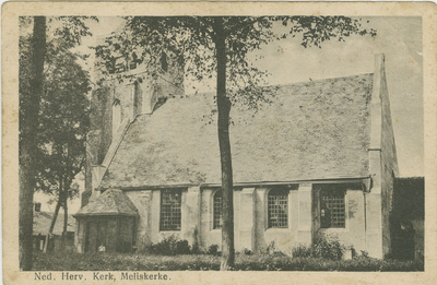 455-690 Ned. Herv. Kerk, Meliskerke.. De Nederlandse Hervormde kerk te Meliskerke