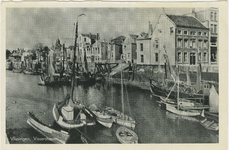 455-87 Vlissingen, Vissershaven. Schepen in de vissershaven te Vlissingen