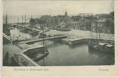 455-97 Marinebrug en Wijnbergsche Kade Vlissingen. Gezicht op de Marinebrug en de Wijnbergsche Kade te Vlissingen met ...