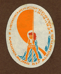 59-59 Plakplaatje met het logo van de herdenkingsfeesten 1574-1924 te Middelburg