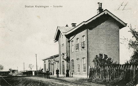 600-200 Station Kruiningen - Ierseke. Het NS-station Kruiningen-Yerseke