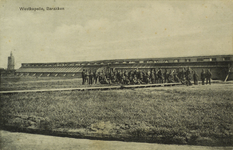 624-177 Westkapelle, Barakken. De militaire barakken gebouwd tijdens de mobilisatie in de Eerste Wereldoorlog op het ...